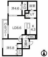 物件の間取り画像