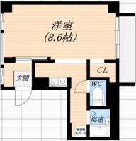 メルツ芦屋の間取り