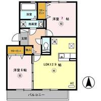 グランドアトリオ神戸西D棟の間取り