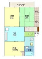 物件の間取り画像