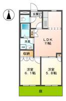 オータム めぐみの間取り