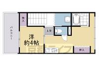 御所南courtⅡ4Fの間取り