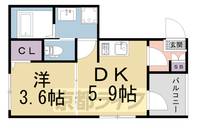 フォワード伏見稲荷301の間取り