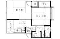 春日マンションC-1の間取り