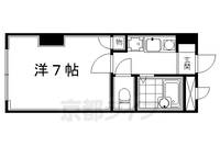 グランタック河原町五条203の間取り