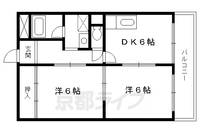 京都府京都市下京区堀川通綾小路下る綾堀川町の賃貸マンションの間取り