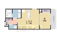 LEI梅小路401の間取り