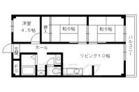 足立ハイツ竹田の間取り