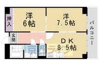 壱番館401の間取り
