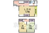 京都府京都市山科区西野八幡田町(一戸建)の賃貸物件1の間取り