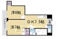 京都府宇治市小倉町春日森の賃貸マンションの間取り