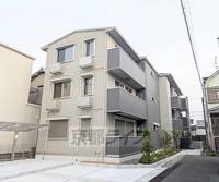 京都府京都市右京区嵯峨折戸町の賃貸アパートの外観