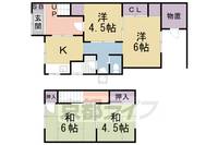 西野小柳町貸家xxxxxxの間取り