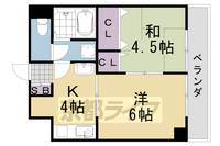 チコーベルメゾン桂301の間取り