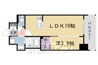 ソルテラス京都西院 STATION SIDEの間取り