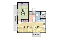 バンブーシュート洛西口Ⅰ202の間取り