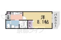 セレニティ伏見桃山101の間取り