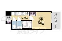 プレサンス大津京町ベルリーヴァの間取り