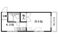 ハイツ足立301の間取り