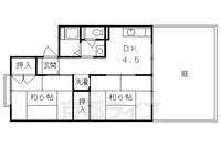 R−Grants京都安朱West102の間取り