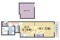 京都府京都市中京区西ノ京北壺井町の賃貸マンションの間取り