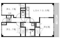 エバーグリーン205の間取り