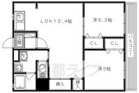 大阪府枚方市星丘2丁目の賃貸マンションの間取り