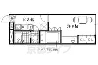 レオパレス州見台110の間取り