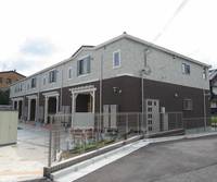 京都府木津川市市坂久保川の賃貸アパートの外観