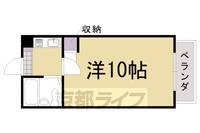 ベルメゾンアルヴェ205の間取り