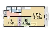 Court flats TANABE 1号棟305の間取り