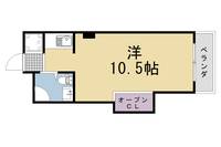 京都府長岡京市開田3丁目の賃貸マンションの間取り
