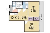 富士マンションⅡ302の間取り