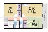 アヴェルデ十ヶ坪206の間取り