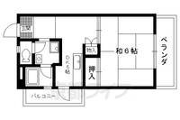 坪内マンション502の間取り