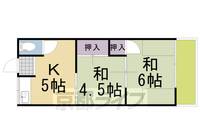 登龍閣203の間取り