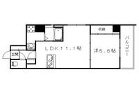 京都府京都市中京区上白山町の賃貸マンションの間取り