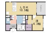 仮)中京区姉小路通堀川東入鍛冶町計画の間取り