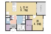 仮)中京区姉小路通堀川東入鍛冶町計画の間取り