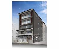 京都府京都市下京区吉文字町の賃貸マンションの外観