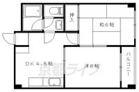 メゾン竹生304の間取り