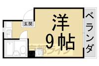 京都府京都市右京区嵯峨中山町の賃貸マンションの間取り