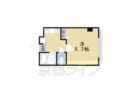 京都府京都市中京区西ノ京船塚町の賃貸マンションの間取り