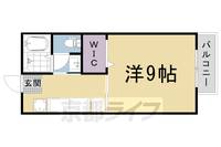 京都府京都市右京区太秦安井水戸田町の賃貸アパートの間取り