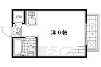 京都府京都市伏見区桃山水野左近東町の賃貸マンションの間取り