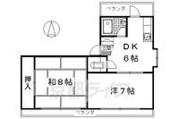 稲荷マンション4-Oの間取り