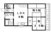 リバーサイド花水樹202の間取り