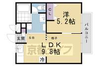パークハイム三栖303の間取り