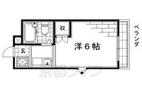 京都府京都市伏見区深草小久保町の賃貸マンションの間取り