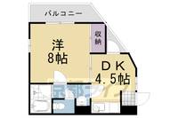 京都府京都市西京区川島東代町の賃貸マンションの間取り